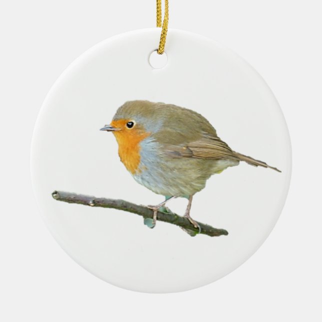 Verzierung Robins Redbreast Keramikornament (Vorne)
