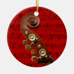 Verzierung - Rolle mit Musik - wählen Sie Ihre Keramik Ornament