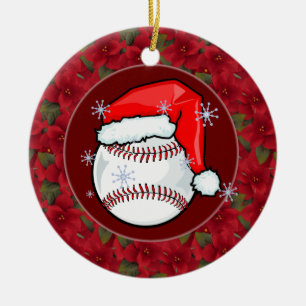Verzierung - Sankt-Baseball Keramik Ornament