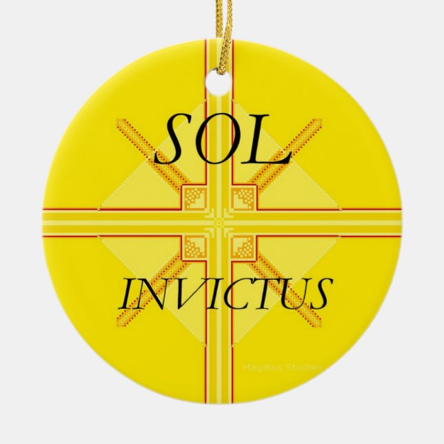 Verzierung Solenoides Invictus Keramik Ornament (Vorne)