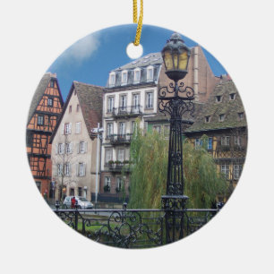 Verzierung Straßburgs Frankreich Keramikornament