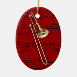 Verzierung - Trombone (Inhalt) - wählen Sie Ihre Keramik Ornament