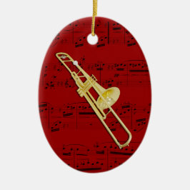 Verzierung - Trombone (Ventil) - wählen Sie Ihre Keramik Ornament