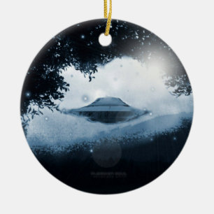 Verzierung UFO Fidelity Keramik Ornament