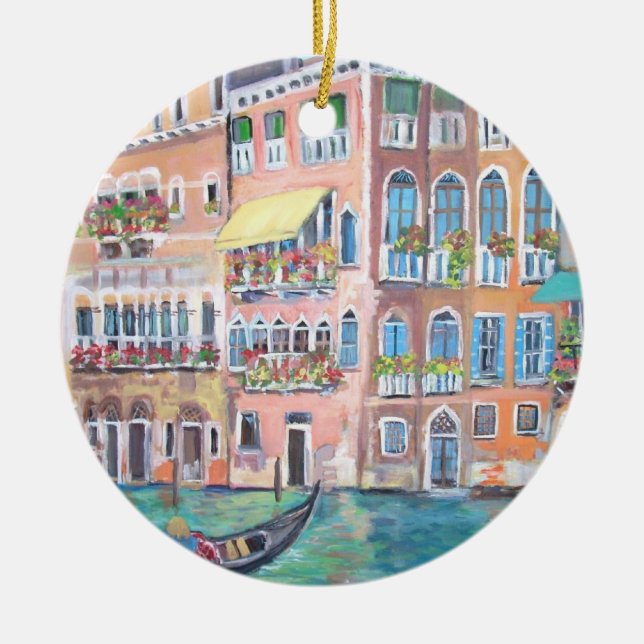 Verzierung Venedigs, Italien Keramik Ornament (Vorne)