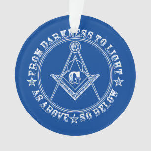 Verzierung von Freimaurersymbolen Ornament