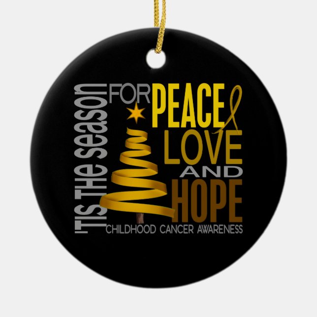 Verzierungen des Kindheits-Krebs-Weihnachten1 Keramikornament (Vorne)