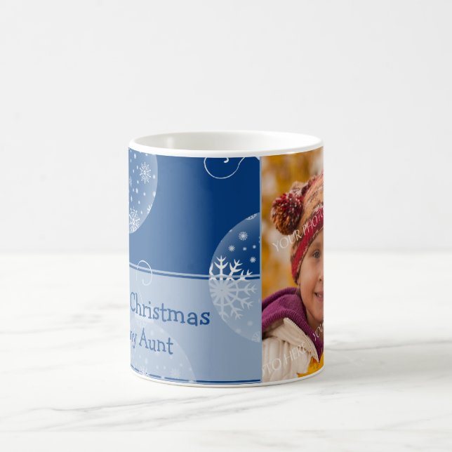 Verzierungs-frohe Weihnacht-Tante Mug Kaffeetasse (Mittel)