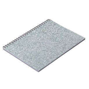 Verzinktes Metall-Look Notizblock