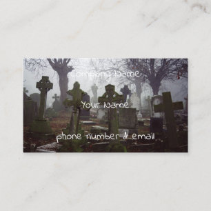 verzogener Friedhof Visitenkarte