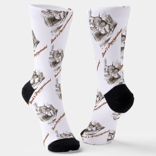 Verzögern Sie nicht! Wonderland Socken (Gewinkelt)