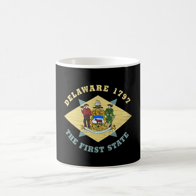 VERZÖGERUNG 1797 DER ERSTEN STAATLICHEN FLAGGE KAFFEETASSE (Mittel)