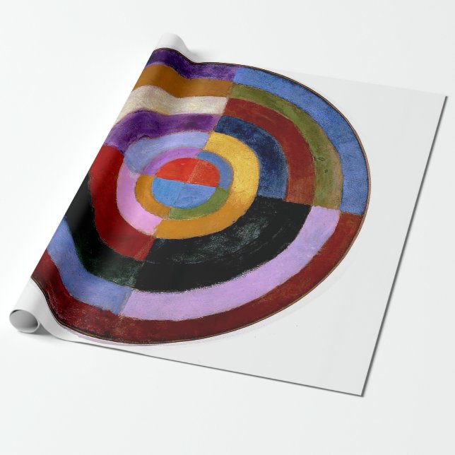 Verzögerung der Abstrakten Kunstmalerei Geschenkpapier (Ungerollt)