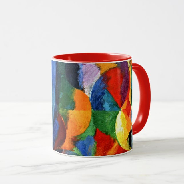 Verzögerung - Rundformen, Sonne, Mond Tasse (VorderseiteRechts)