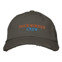 Verzweifelte Dockarbeiter-Crew
