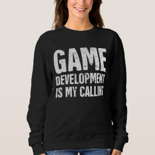 Verzweifelter Entwickler von Videospielen Indie-Ga Sweatshirt