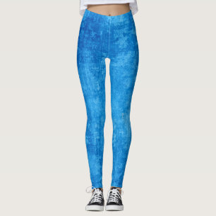 verzweifeltes Azurblau Leggings