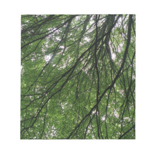 Verzweigungen und Blätter Notepad Notizblock