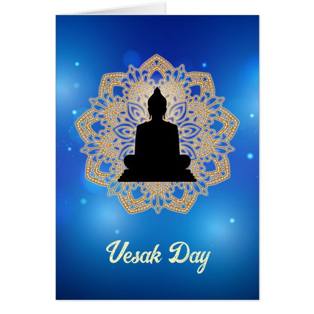 Vesak Day Bouddha et Mandala Vaisakha Purnima (Devant)