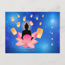 Vesak Day Buddha auf Lotus Lantern Vaisakha