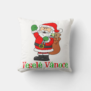 Vesele Vanoce Tschechischer WeihnachtsWeihnachtsfe Kissen
