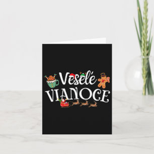 Veselé Vianoce Slovak Merry Christmas Vesele Viano Karte