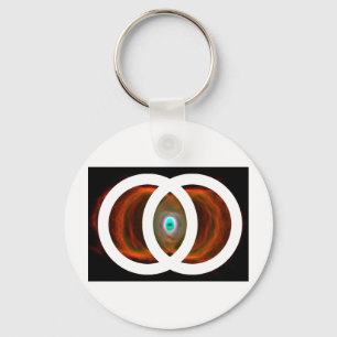 Vesica Piscis Hourglasnebel Schlüsselanhänger