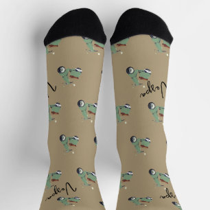 Vespa Beige Crew Socks Socken