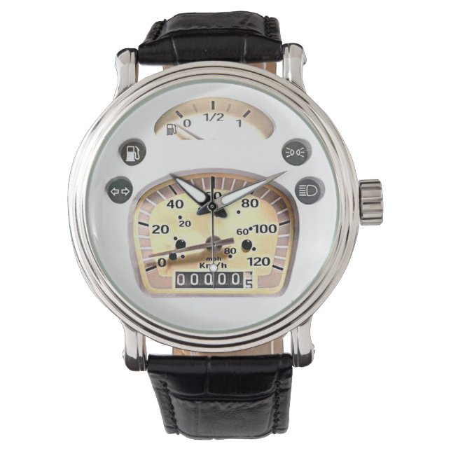 Vespa PX Tachometer Armbanduhr (Vorderseite)