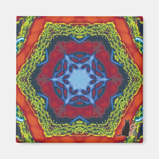 Vesper Kaleidoskop Magnet (Vorne)