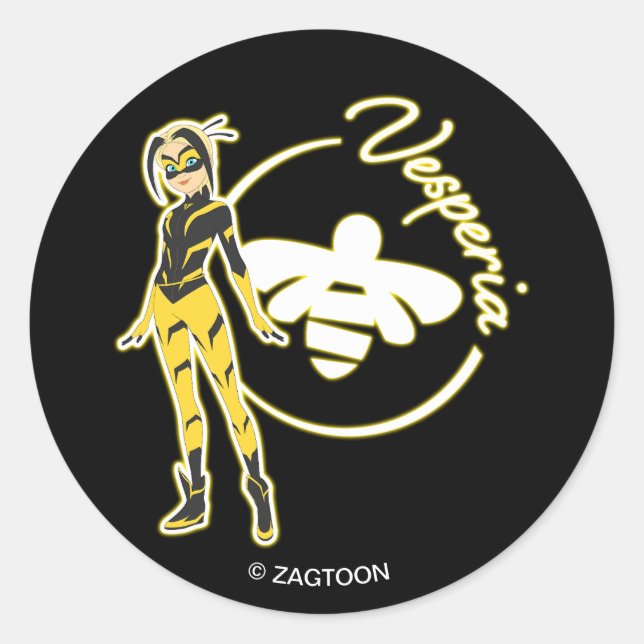 Vesperia-Abzeichen Runder Aufkleber (Vorderseite)