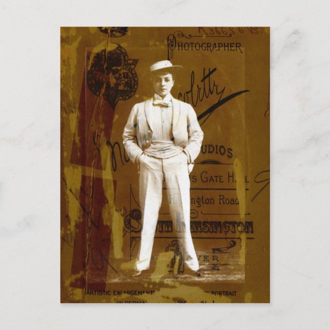 Vesta Tilley Postkarte (Vorderseite)