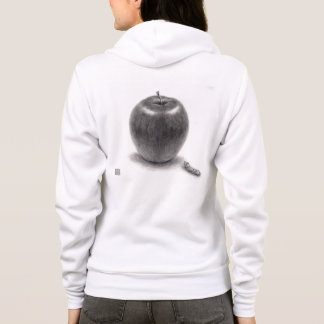 VESTE À CAPUCHE りんごとあおむし