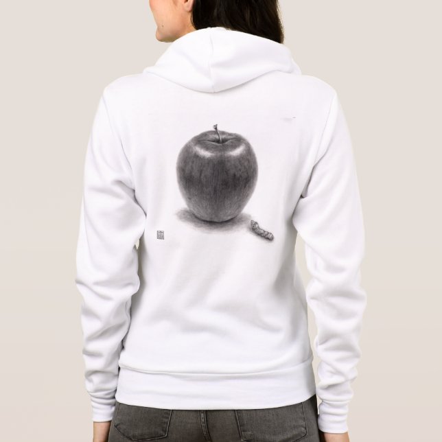 VESTE À CAPUCHE りんごとあおむし (Dos)