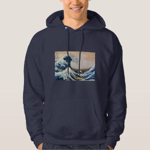 Veste À Capuche 神奈川沖浪裏, grande vague de 北斎, Hokusai