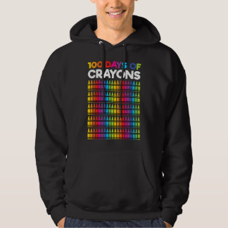 Veste À Capuche 100 Jours De Crayons Pour Filles 100ème Jour D'éco