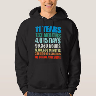 Veste À Capuche 11e Anniversaire Cadeau Garçon 11 ans Être génial 