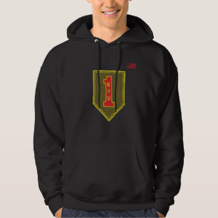 Veste À Capuche 1ère division d'infanterie Patch Big Red One déten