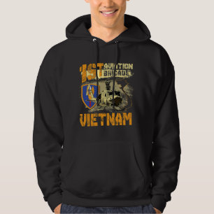 Veste À Capuche 1st aviation brigade Vietnam Veteran Pilot Door Gu