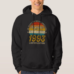 Veste À Capuche 28 Ans Anniversaire Retro Awesome 28e anniversaire