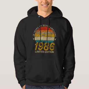 Veste À Capuche 39 Ans 1986 Rétro Magnifique 39e anniversaire Cade