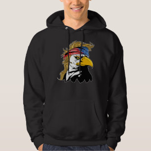 Veste À Capuche 4 juillet Américain Aigle Mullet Patriotique Indem