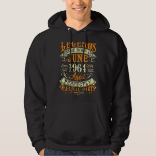 Veste À Capuche 58e Anniversaire Cadeau 58 Ans Légendes Nées À Ju