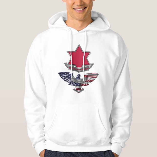 Veste À Capuche 6e division d'infanterie Vétérinaire (Devant)