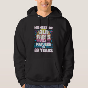Veste À Capuche 89 Ans Vieux Farts Club Funny 89e Anniversaire Hom