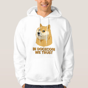 Veste À Capuche À Dogecoin, nous faisons confiance à la Cryptomonn