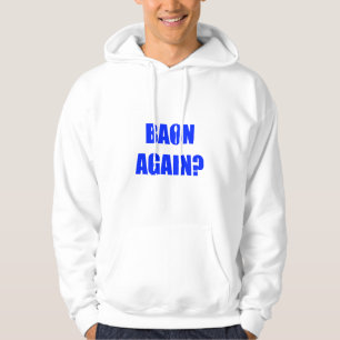 Veste À Capuche À nouveau Baon ? Texte bleu Unisex