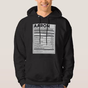 Veste À Capuche Aaron Information sur la nutrition Problème résoud