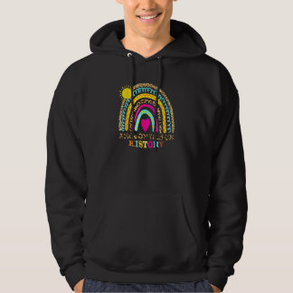 Veste À Capuche Abcs Drôle De Noir Histoire Mois Fierté Femmes Hom
