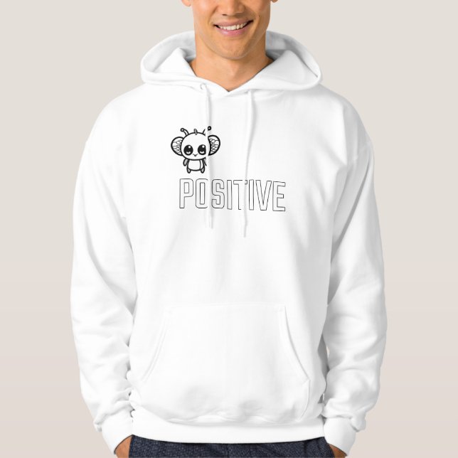 Veste À Capuche Abeille Positive :) (Devant)